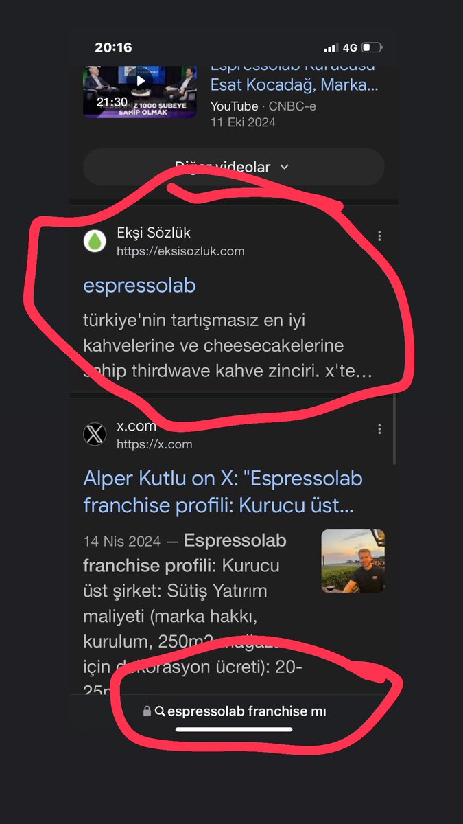 Aramaya bakın çıkan sonuca bakın! #eksisozlukboykot