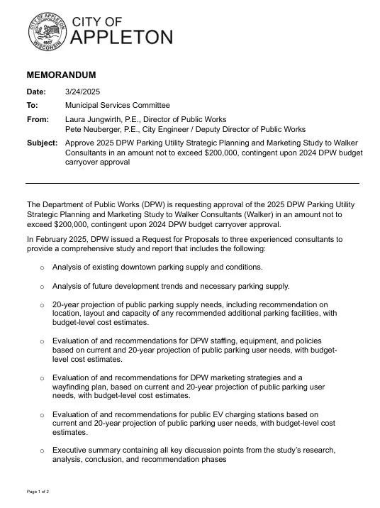 AllAppleton's tweet photo. Common Council Meeting 04/02/2025 – Will Vote On $200,000 Parking Utility Planning And Marketing Study, Carryover Requests For Climate Consultant And City Center Signage

https://t.co/B7BREkzlsJ https://t.co/txLMvAulcF