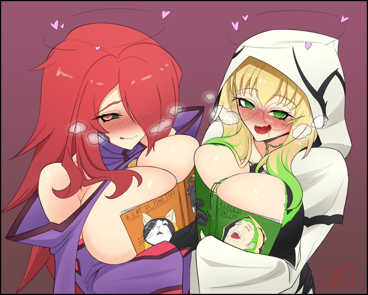 Nine + Dark Trinity book cleavage... I had a good laugh making this one.