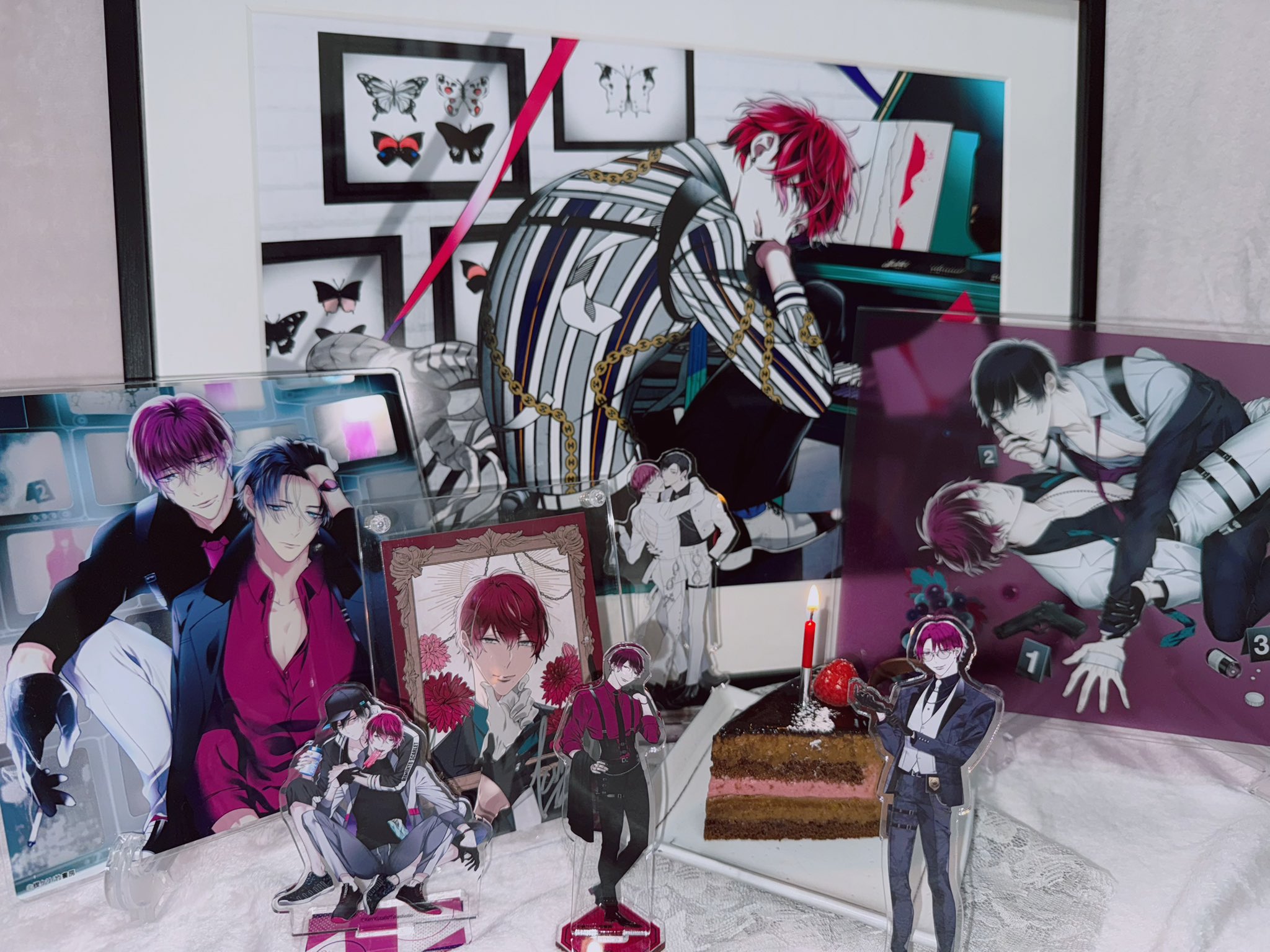 楔ケリ 個展 ブロマイド セット 直筆 メメントスカーレット（楔
