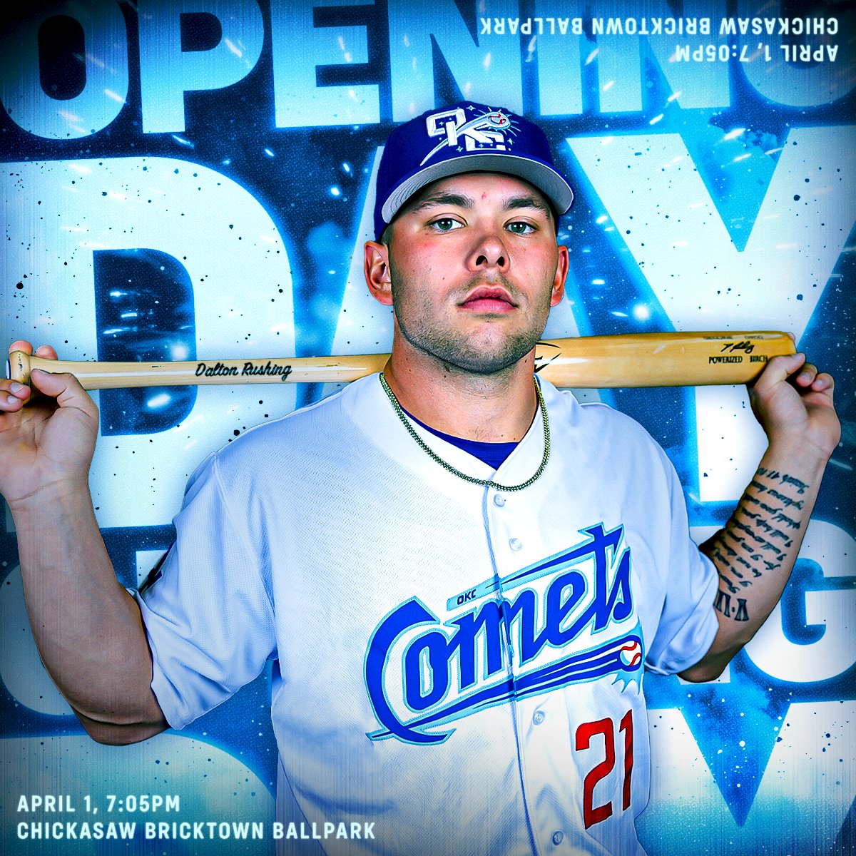 Baseball's finally back! Here's our homestand lineup: 

🍻$2 Tuesday
🍦<a href="/Braums_IceCream/">Braum's Ice Cream & Dairy</a> 4-Pack 
🎓College Thursdays
🎆Opening Night presented by <a href="/NewcastleCasino/">Newcastle Casino</a>
🎆Friday Night Fireworks presented by <a href="/LifeShareOK/">LifeShare Oklahoma</a>
🐍In Our OKC Era Night 
🧢Hat Giveaway

🎟️tinyurl.com/3yvs8yd7