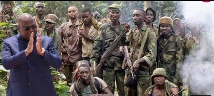 GByaruhanga01's tweet photo. The regime’s puppet #Chambu should seek these answers from #Tshisekedi, he’s the man behind all violence that led to the so-called #Genocost, when will he stop funding armed groups like #FDLR that terrorize Congolese and plunder their resources. https://t.co/rIzbzap2Di