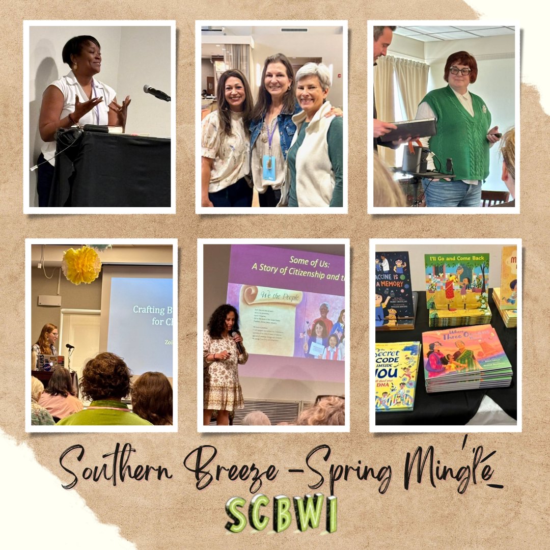 Barbara Kimmel (@bkimmelwrites) on Twitter photo I loved every minute of <a href="/SCBWI_SoBreeze/">SCBWI SouthernBreeze</a> #SpringMingle2025—learning from industry experts & reconnecting with friends! Thanks to our amazing faculty, volunteers & leaders. 🎉 #SCBWI #KidLit
Pics: <a href="/MoveBooks/">Eileen Robinson Editorial Director</a> <a href="/MichelleSKenned/">Michelle S. Kennedy</a> <a href="/LisaLStauffer/">Lisa Lowe Stauffer (she/her)</a> <a href="/PatZMiller/">Pat Zietlow Miller</a> <a href="/zoiejanelle/">zoie janelle 🌙💫</a> <a href="/RajaniLaRoccaMD/">Rajani LaRocca, MD</a> I loved every minute of <a href="/SCBWI_SoBreeze/">SCBWI SouthernBreeze</a> #SpringMingle2025—learning from industry experts & reconnecting with friends! Thanks to our amazing faculty, volunteers & leaders. 🎉 #SCBWI #KidLit
Pics: <a href="/MoveBooks/">Eileen Robinson Editorial Director</a> <a href="/MichelleSKenned/">Michelle S. Kennedy</a> <a href="/LisaLStauffer/">Lisa Lowe Stauffer (she/her)</a> <a href="/PatZMiller/">Pat Zietlow Miller</a> <a href="/zoiejanelle/">zoie janelle 🌙💫</a> <a href="/RajaniLaRoccaMD/">Rajani LaRocca, MD</a>