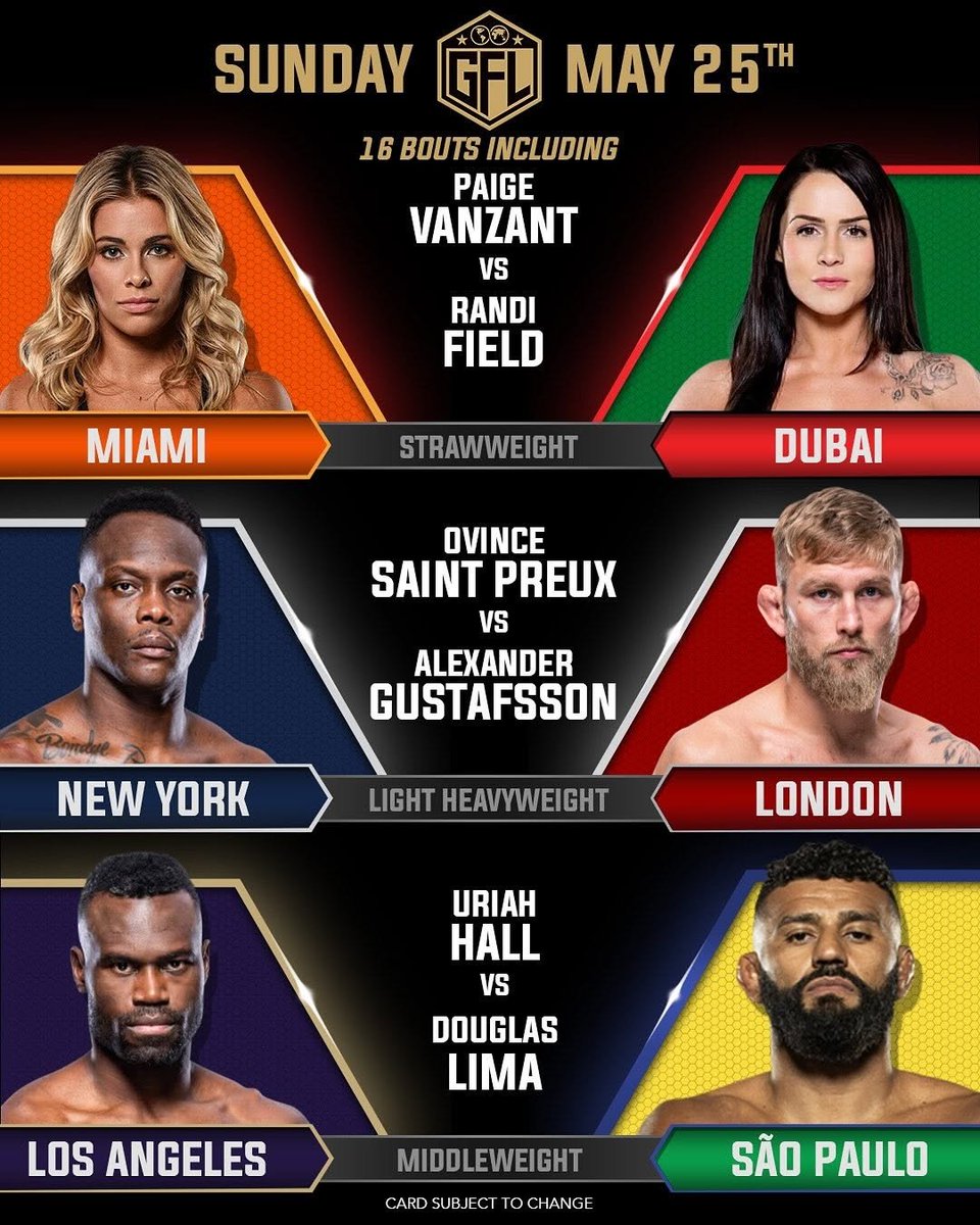 First season 🚨
📸 @globalfightleague

The inaugural GFL Season launches in Los Angeles with a two-day team vs team MMA mega-event at the iconic Shrine Auditorium 

🗓May 24 &amp; 25🔥

#fightingmediaconcept #GFL #GlobalFightLeague #MMA #LosAngelesFight