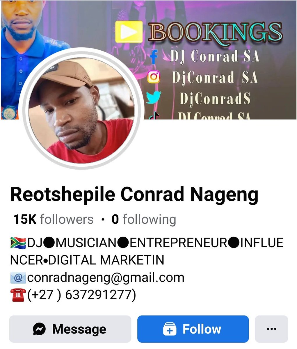 mixedracedUncle's tweet photo. Here's another idiot, A DJ by the name of Reotshepile Conrad Nageng, even after people called him out for being insensitive he still made it a joke. Let's make him trend,No tarven, club or promoter should book him ,he must starve from now on and be arrested 
#JusticeForCwecwe https://t.co/bbbnzV1acB