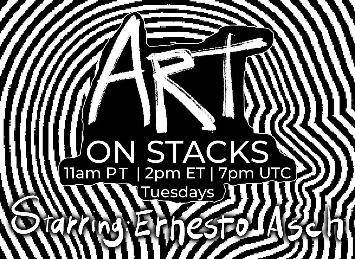 ReeceSwanepoel.btc (@reeceswanepoel) on Twitter photo Join me, <a href="/3hunnatheArtist/">3hunnatheartist.btc</a> and <a href="/GPSC_STX/">Gpsc.btc</a> as we embark on another episode of ART ON STACKS! 🟧
Every Tuesday at 7pm GMT 🔥
This week we're talking to <a href="/ernestoasch/">Ernesto ASCH</a> about onchain art and the experiences that have shaped his work!
Don't miss it 😎
👇👇👇
x.com/i/spaces/1YpJk… Join me, <a href="/3hunnatheArtist/">3hunnatheartist.btc</a> and <a href="/GPSC_STX/">Gpsc.btc</a> as we embark on another episode of ART ON STACKS! 🟧
Every Tuesday at 7pm GMT 🔥
This week we're talking to <a href="/ernestoasch/">Ernesto ASCH</a> about onchain art and the experiences that have shaped his work!
Don't miss it 😎
👇👇👇
x.com/i/spaces/1YpJk…