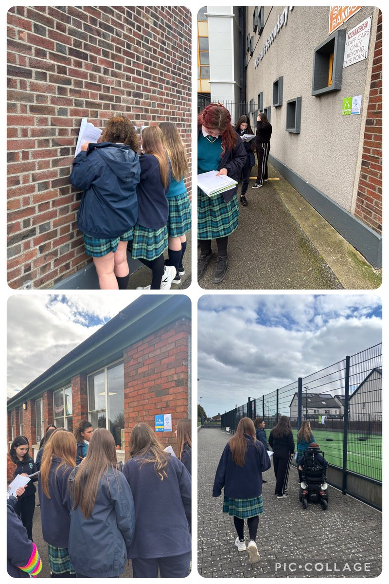 SGeography45341's tweet photo. Geography classes getting out and enjoying our Active Schools Walkway during active schools week to revise key information from volcanoes 🌋 @stpaulsg @ActiveFlag https://t.co/QXvwnWMQdf