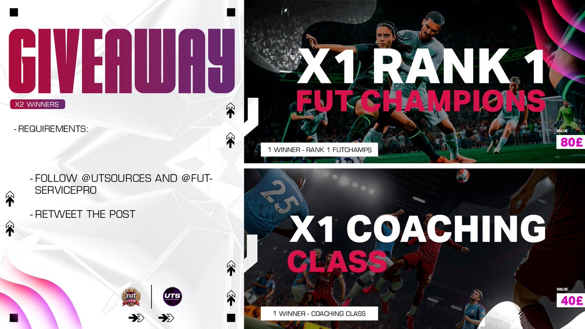 🚨Rank 1 Champs rewards/Coaching Class giveaway 🤩

• ✅ Follow <a href="/UTSources/">Matt FC 26 News</a> &amp; <a href="/FutServicePro/">FUT SERVICE PRO</a> 
• ♻️ RT 

Winner picked Thursday 🔥🔥

Go go go 👇👇