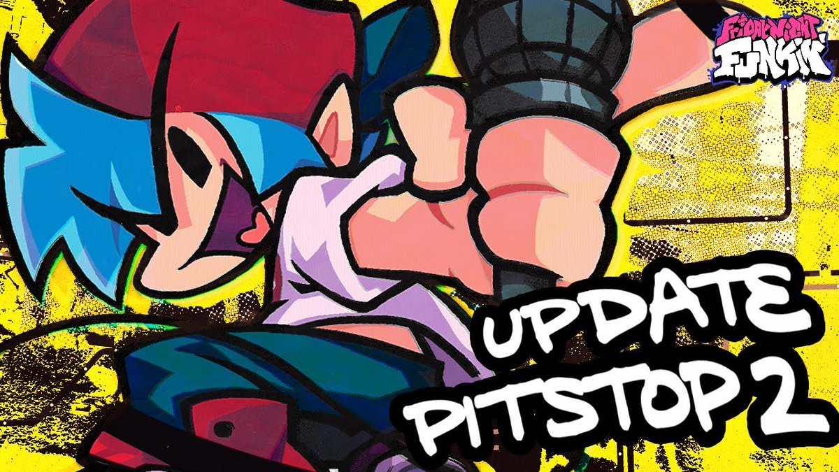 News_Funkin's tweet photo. FNF PITSTOP UPDATE [2]
SONG PACK 

- NEW ANIMATIONS
- NEW SONGS [ERECT + PICO MIXES]
- BUG FIXES
- AND ALOT MORE

OUT NOW. 

https://t.co/KhKKrcqkvC 
https://t.co/f8J9h2ZGit https://t.co/XCWY9NFURz