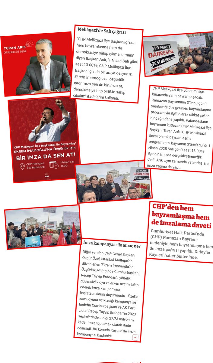 <a href="/Songlafak6/">Songül Şafak</a> 
Kayseri 

#KurtuluşYokTekBaşına 
 
<a href="/chpmelikgazi/">CHP MELİKGAZİ İLÇE BAŞKANLIĞI</a> 
<a href="/herkesicinCHP/">CHP 🇹🇷</a>