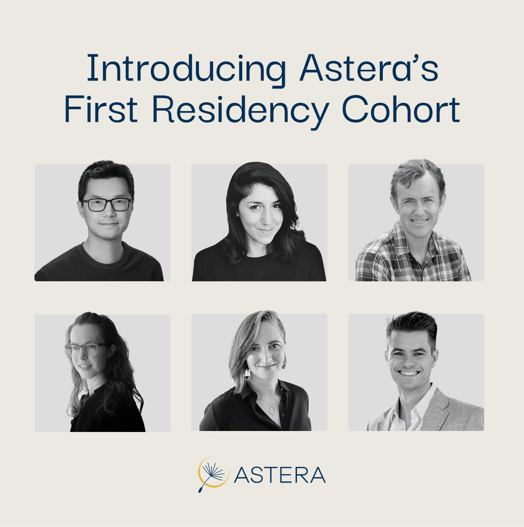 We’re excited to welcome our first residency cohort! This exceptional group of scientists, engineers, and entrepreneurs embodies our mission of creating public goods through open science and technology.
