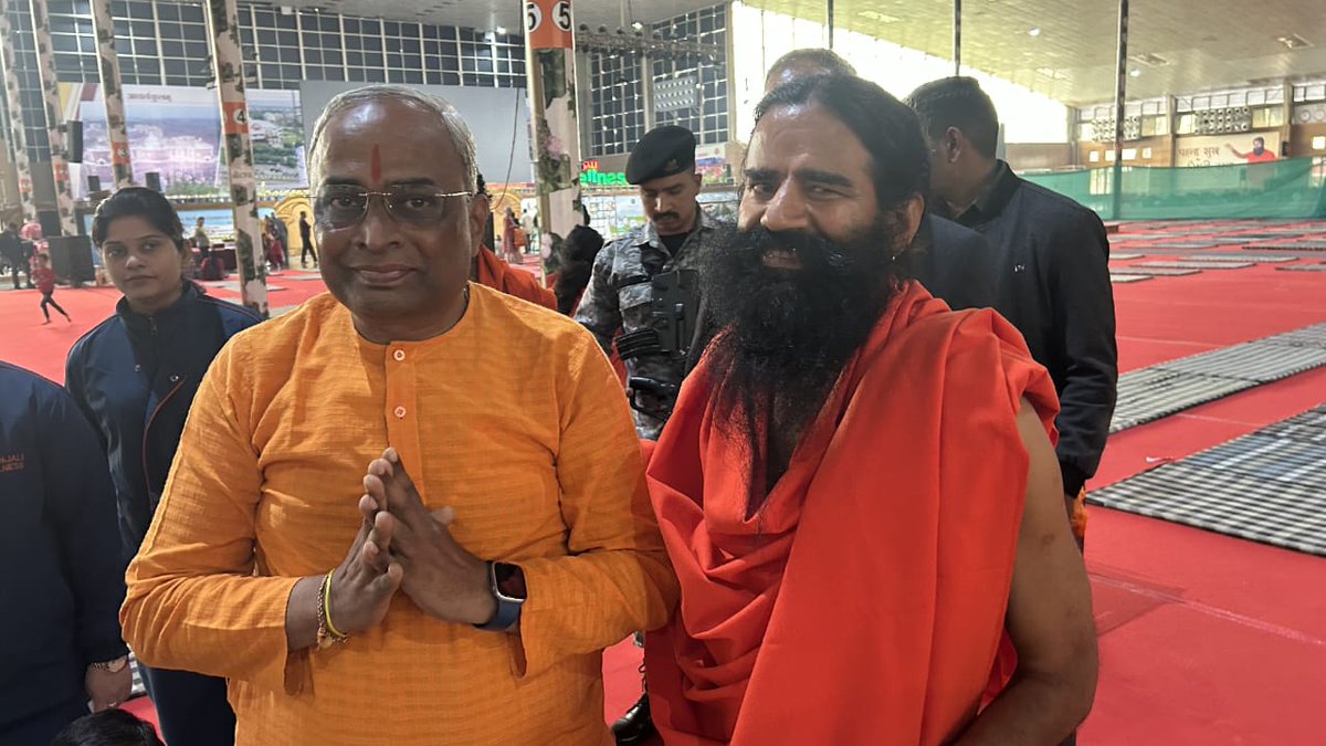 🚩 Commemorating the 83rd Birth Anniversary of Sachchidananda Parabrahman (Dr) Jayant Athavale and marking Sanatan Sanstha’s 25th year, Sanatan Rashtra Shankhnad Mahotsav has been organized.

H.H. Dr. Charudatta Pingale <a href="/hjsdrpingale/">DrCharudatta pingale</a> has invited Yogrishi Swami Ramdev Maharaj,