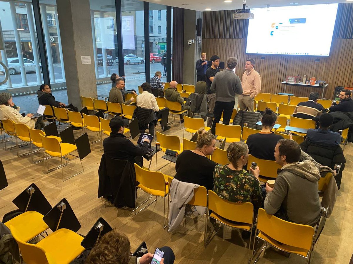 Thanks to everyone who came to our March event and made it a special evening for all involved. We will be back at the Bayes Center on April 22nd.