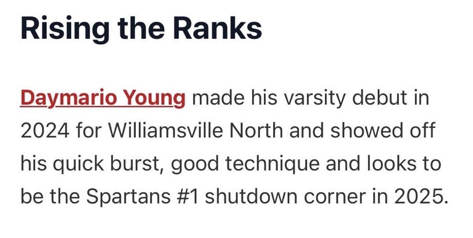 Daymario Young (@daymario_y) on Twitter photo Thank you <a href="/CoachKeighron/">Michael Keighron</a> for the write up ! 📈 Glad to see my hard work getting noticed 💪 Thank you <a href="/CoachKeighron/">Michael Keighron</a> for the write up ! 📈 Glad to see my hard work getting noticed 💪
