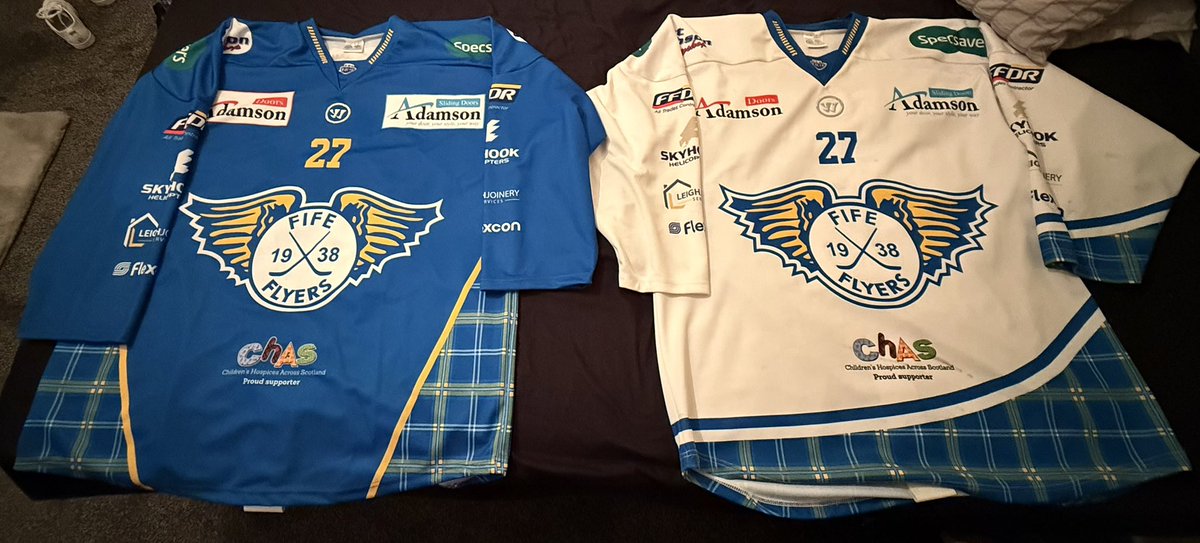 hockey_laura's tweet image. Game worn shirt raffle! Two opportunities to win a Ryan Foss shirt. I was kindly given one from @gers789blue and one from another fan to raffle off for charity like I did earlier on this season. So same way £1 a go all proceeds split between KJD and CHAS!
RTs much appreciated 💙