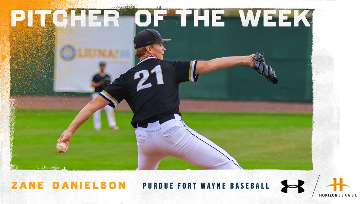 Our <a href="/UnderArmour/">Under Armour</a> #HLBASE Pitcher of the Week is Zane Danielson (<a href="/ZaneDanielson2/">Zane Danielson</a>) of <a href="/MastodonBSB/">Purdue Fort Wayne Baseball</a>!

⚾️: horizonleague.org/news/2025/3/31…

#OurHorizon🌇