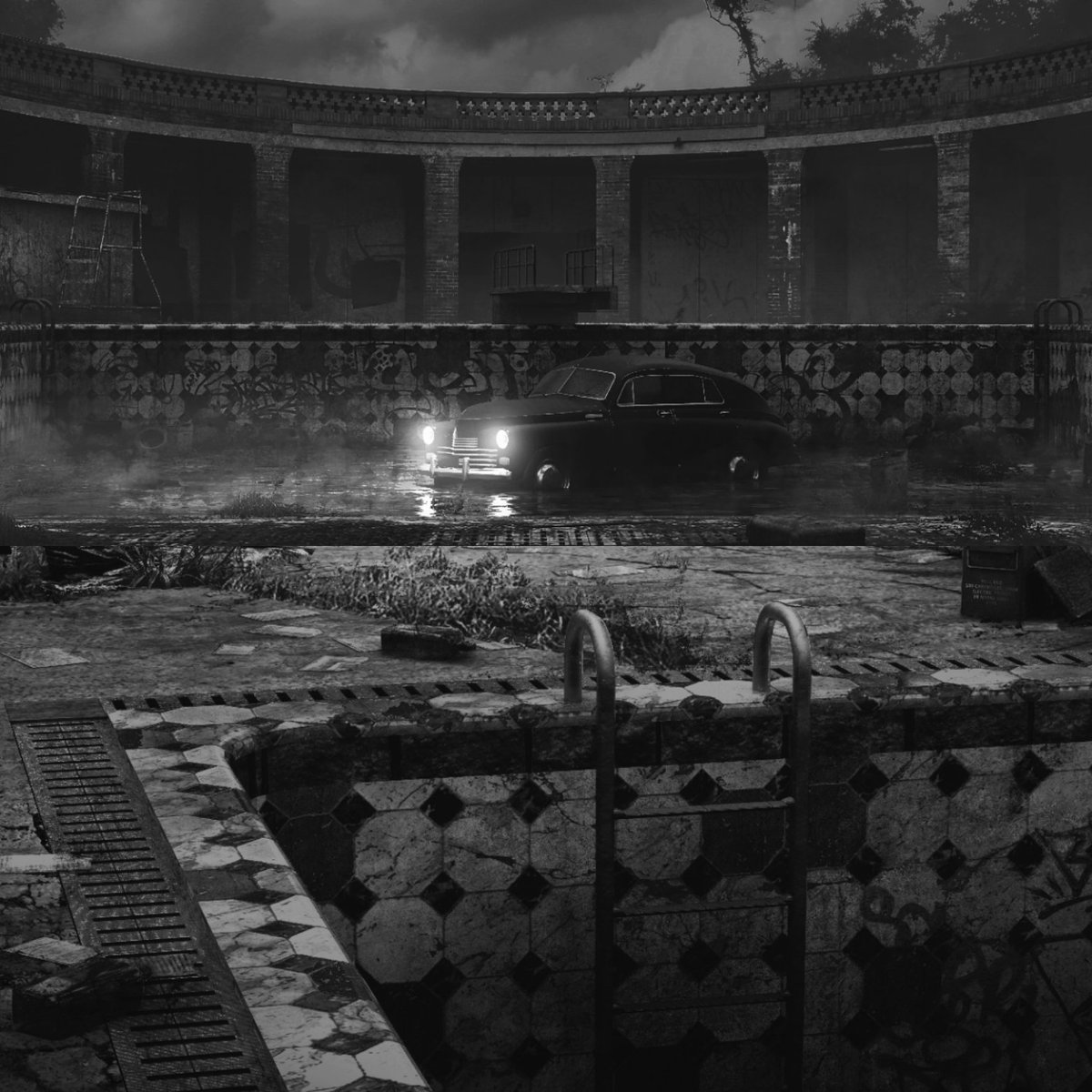 Any people out there, that are still creating without AI??

BW Styleframes we have done at Yeti Pictures, for a project that unfortunately never made it.
<a href="/OTOY/">OTOY</a> <a href="/MaxonVFX/">Maxon</a>