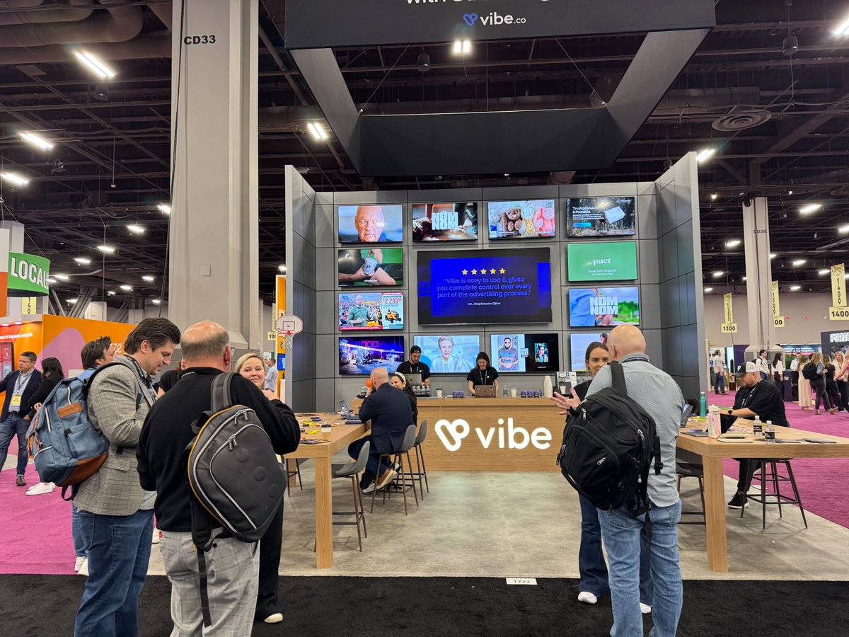 Anyone else catch <a href="/kevinolearytv/">Kevin O'Leary aka Mr. Wonderful</a> hyping #StreamingTVAds at <a href="/shoptalk/">Shoptalk</a>? 

At <a href="/vibedotco/">Vibe.co</a>'s booth, brands found more than even Mr. Wonderful could promise:
💸 Sales-focused #CTVcampaigns
🛍️ <a href="/Shopify/">Shopify</a> &amp; 🎯 <a href="/klaviyo/">Klaviyo</a>  integrations
🏀 #LiveSports targeting...

Missed us? Let's connect! 👇