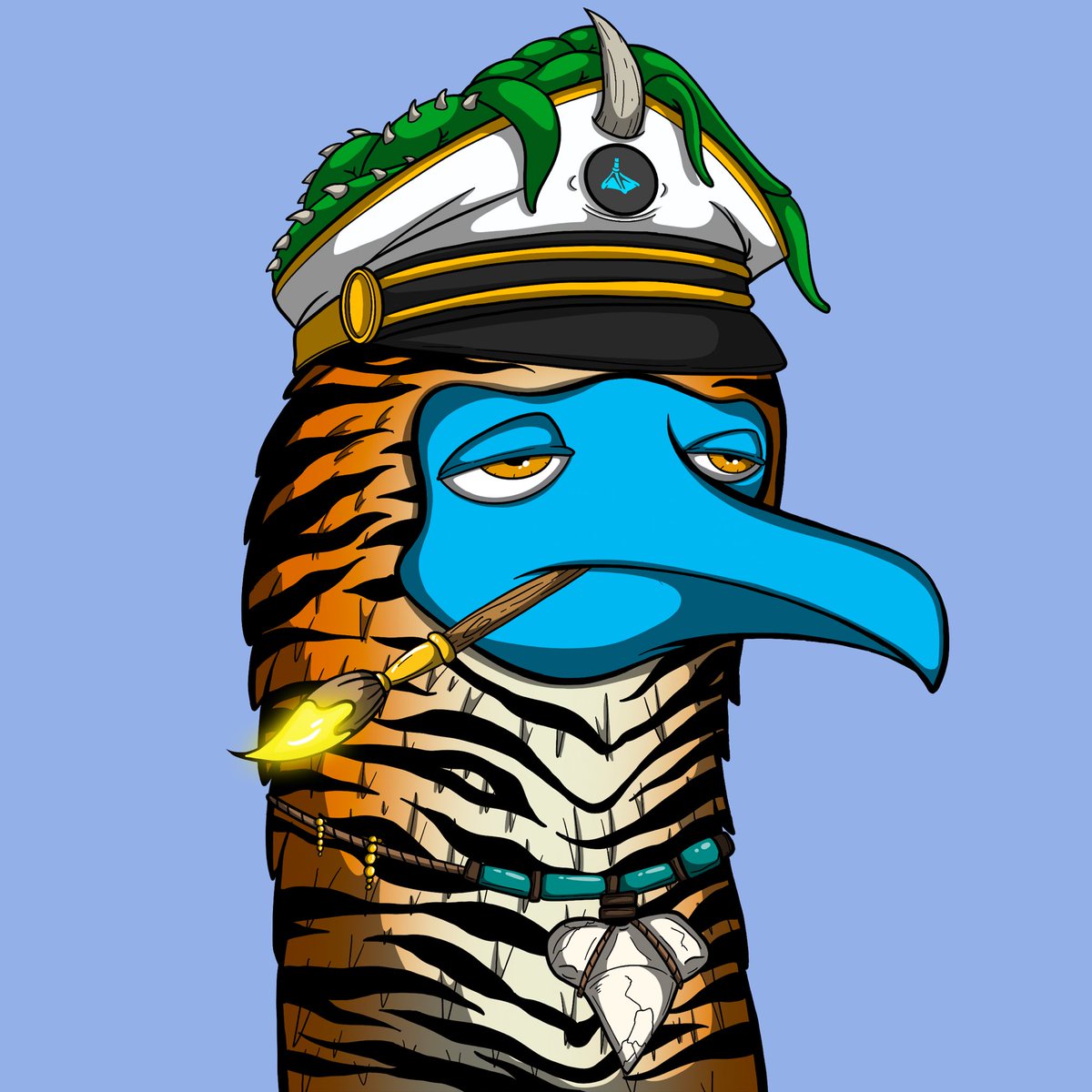 MoonManQuark's tweet photo. Agent BlueFoot @AgentBlueFoot is going to change the game for boobies. 

Get ready to earn spendable tokens that allow you to upgrade your boobies with cool trait upgrades like these👇 merch, and more!

Captain Hat

All Base Feathers

Octo

WTF eyes

Red Tie

Beanie

Gold & Silver Saga @SagaMobileDAO Chain

And other iconic boobies traits will be able to be upgraded on LAUNCH, if you get the points for them that is! 🚀