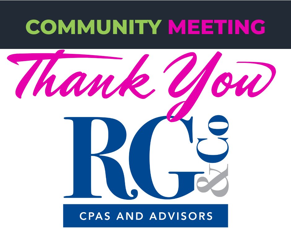 🌟 Big thanks to @rgcocpafor sponsoring our Community Meeting on April 16! Your support helps us unite the community to make a positive impact in Hillsborough County. 🙏

Haven't registered yet? 👉 hschillsborough.qrplanet.com/cm2025

#CommunitySupport #HealthyStartHillsborough