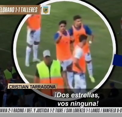 SCHOTT: "+20"
TARRAGONA: "Dos estrellas y vos ninguna"
Que feo ser boliviano