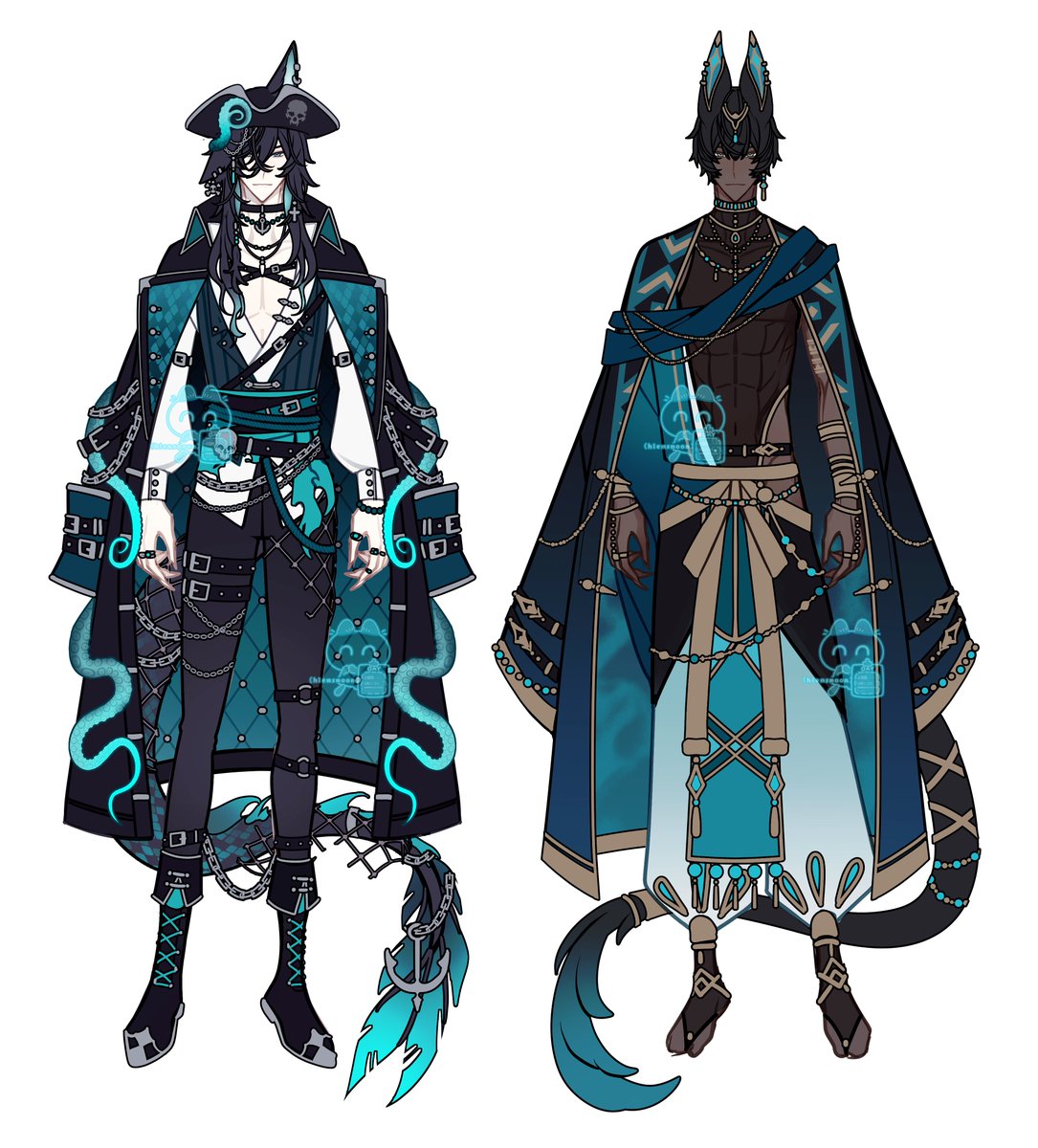 ✧🤍 Fixed Price Adoptable 🤍✧
🖤 Sketchy Gentlemen 🖤

🌸 $150 each (Commercial use included!)
💳 Payment via Ko-Fi [ below ↓ ]

🖤 RTs are super appreciated!