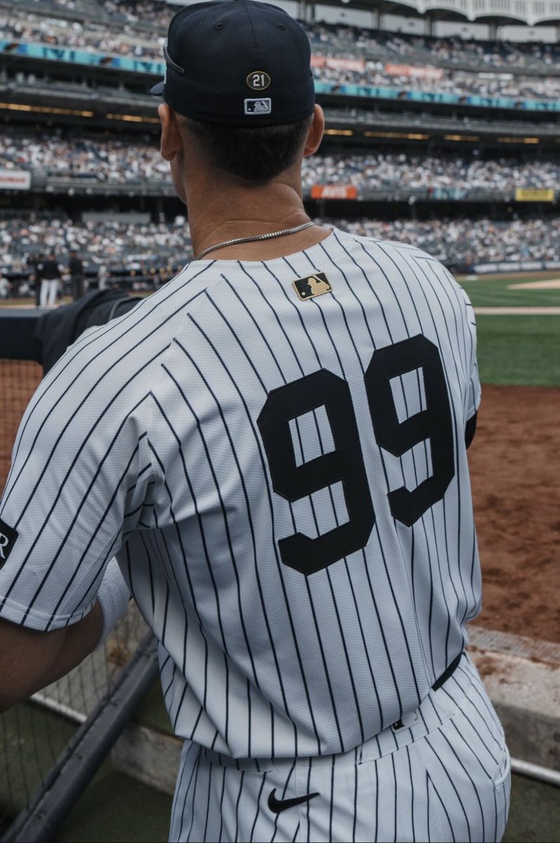 Anyone know if you can buy the new Judge jersey with the gold MLB logo anywhere?