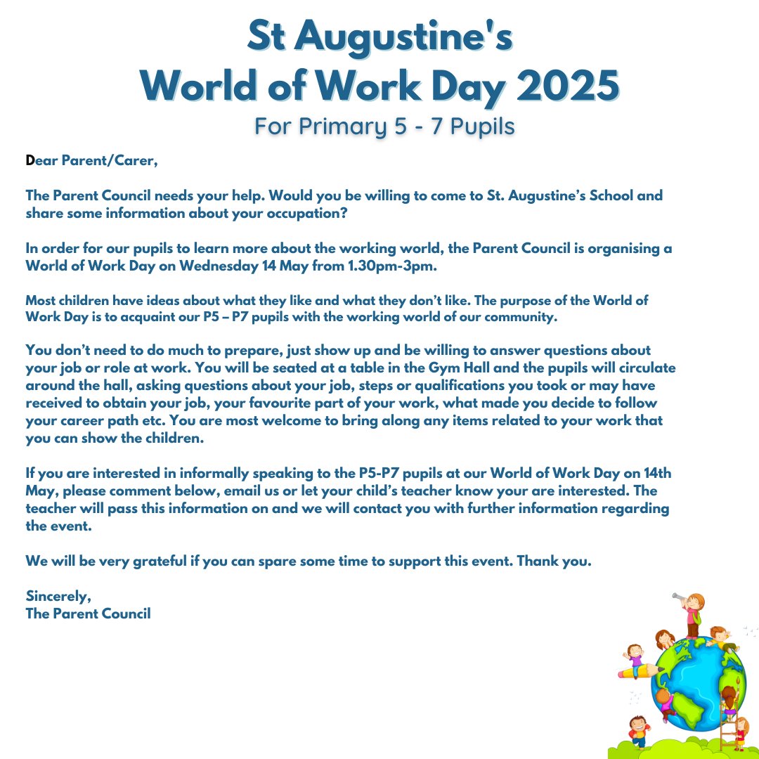 St Augustines Primary Parent Council and PTA tweet media