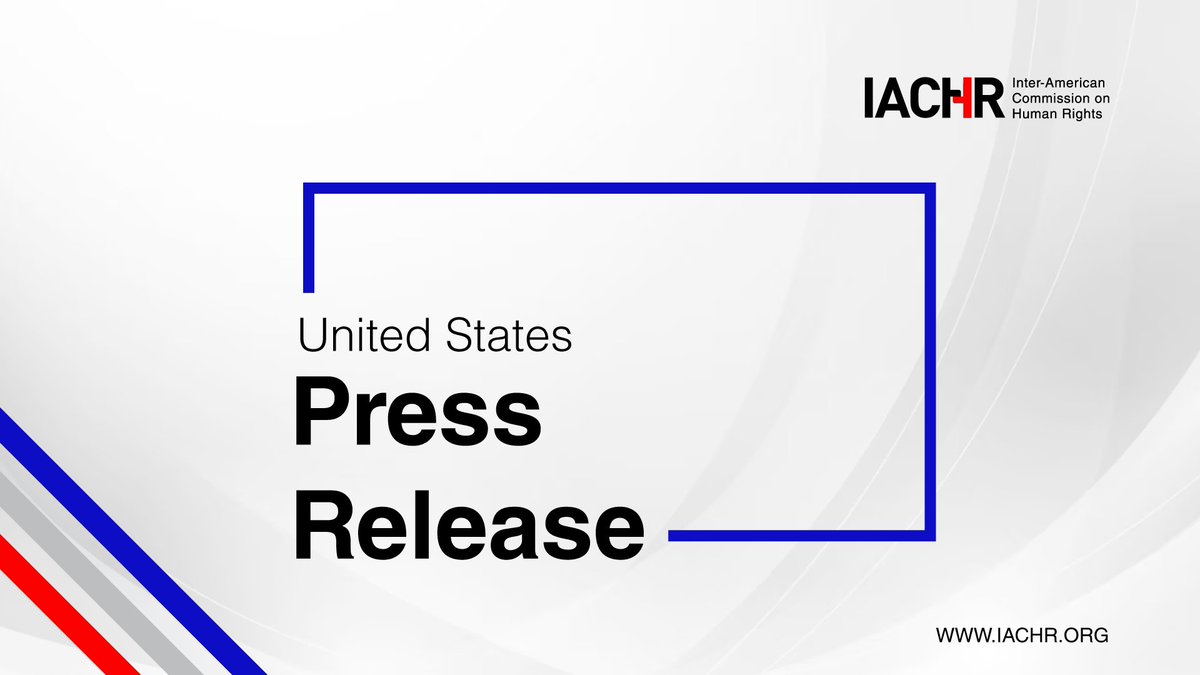 #IACHR concerned over #UnitedStates' measures that impact the effective exercise of #HumanRights.

👉🔗bit.ly/4hWJQ5E
