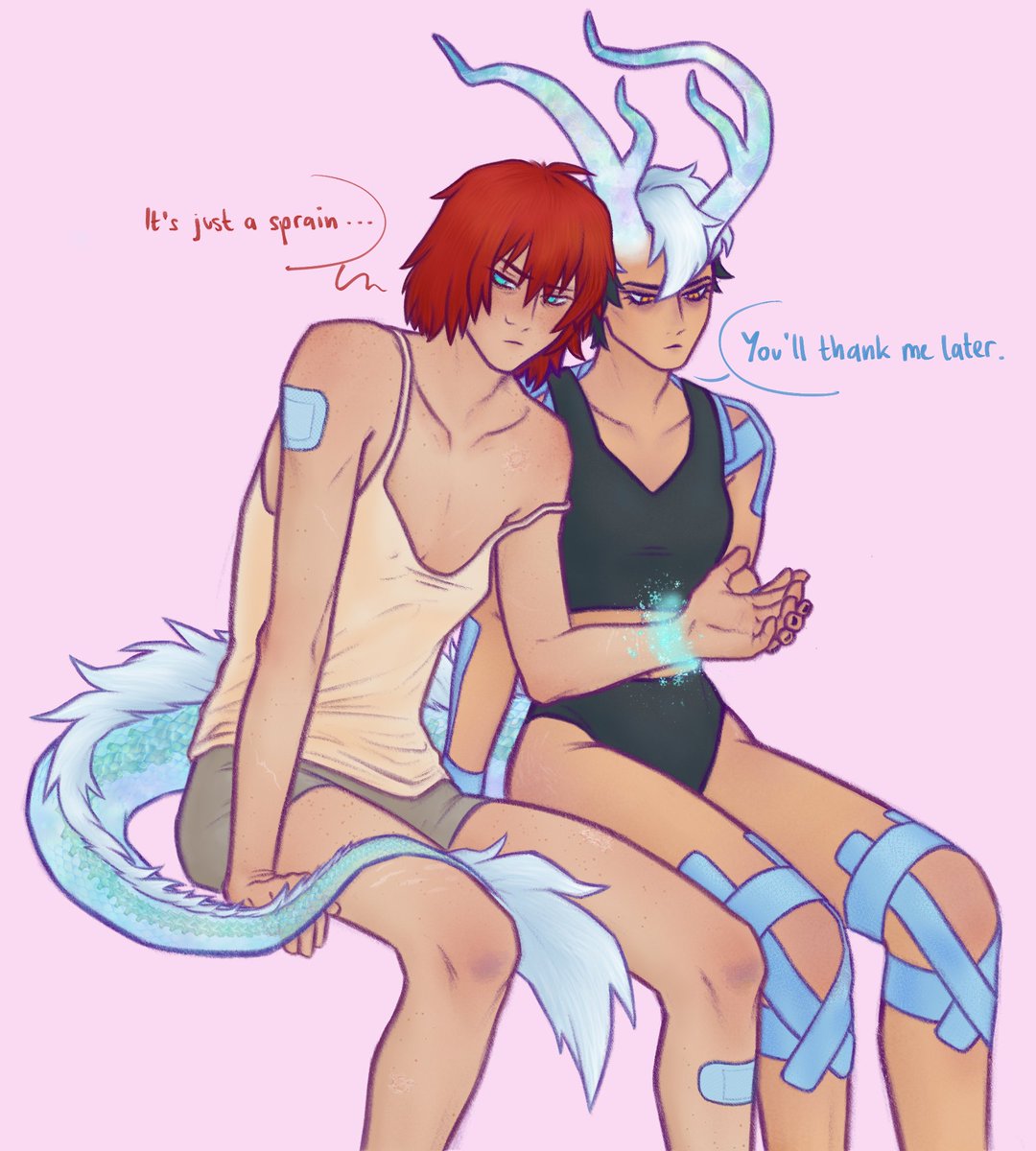 jellyleviathan's tweet image. yuri leonmian for the soul
#dislytefanart