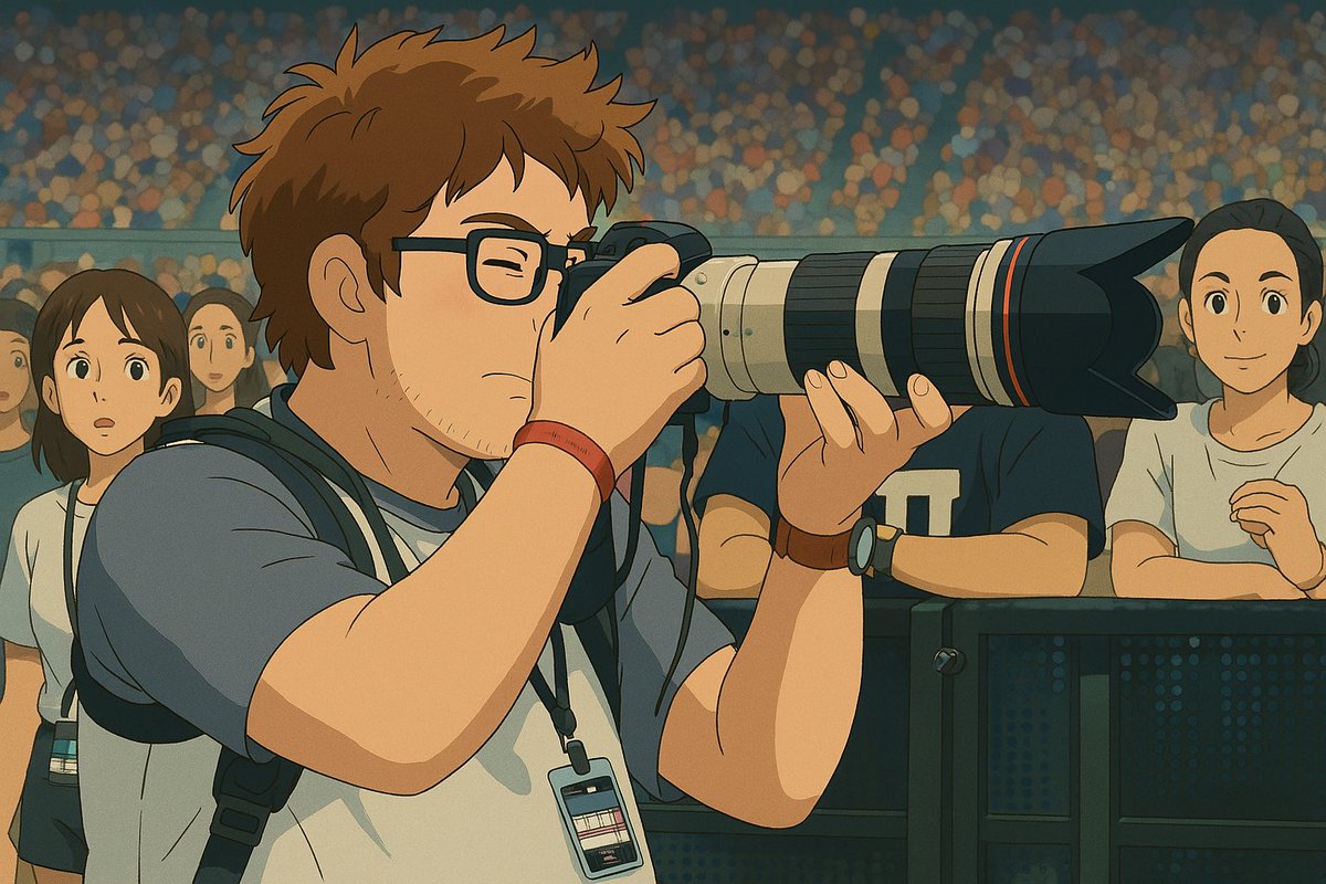 LucaphPhoto's tweet image. Lucaph_photo in un anime in stile studio ghibli #StudioGhibli #anime #ChatGPT #photographer