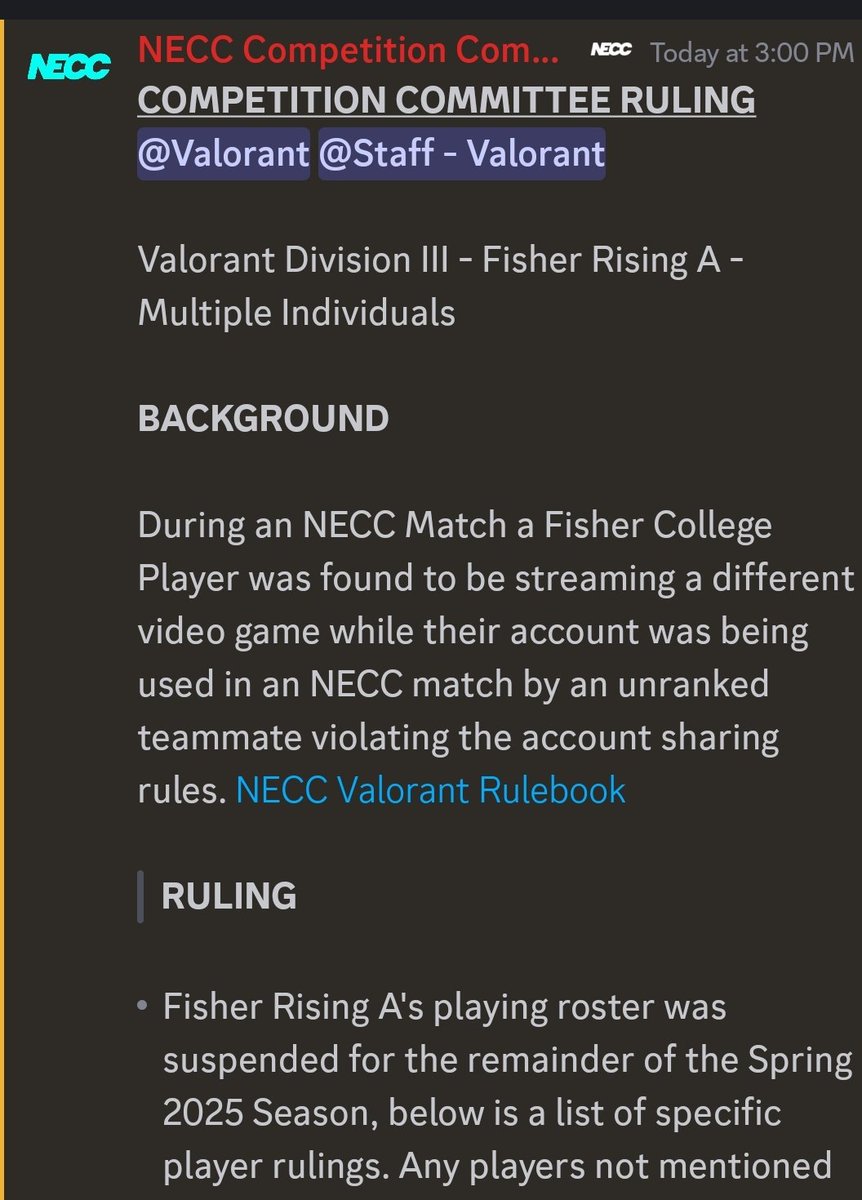 I'm so glad Fisher learned their lesson and changed their ways.

I'm sure they would never do it again....