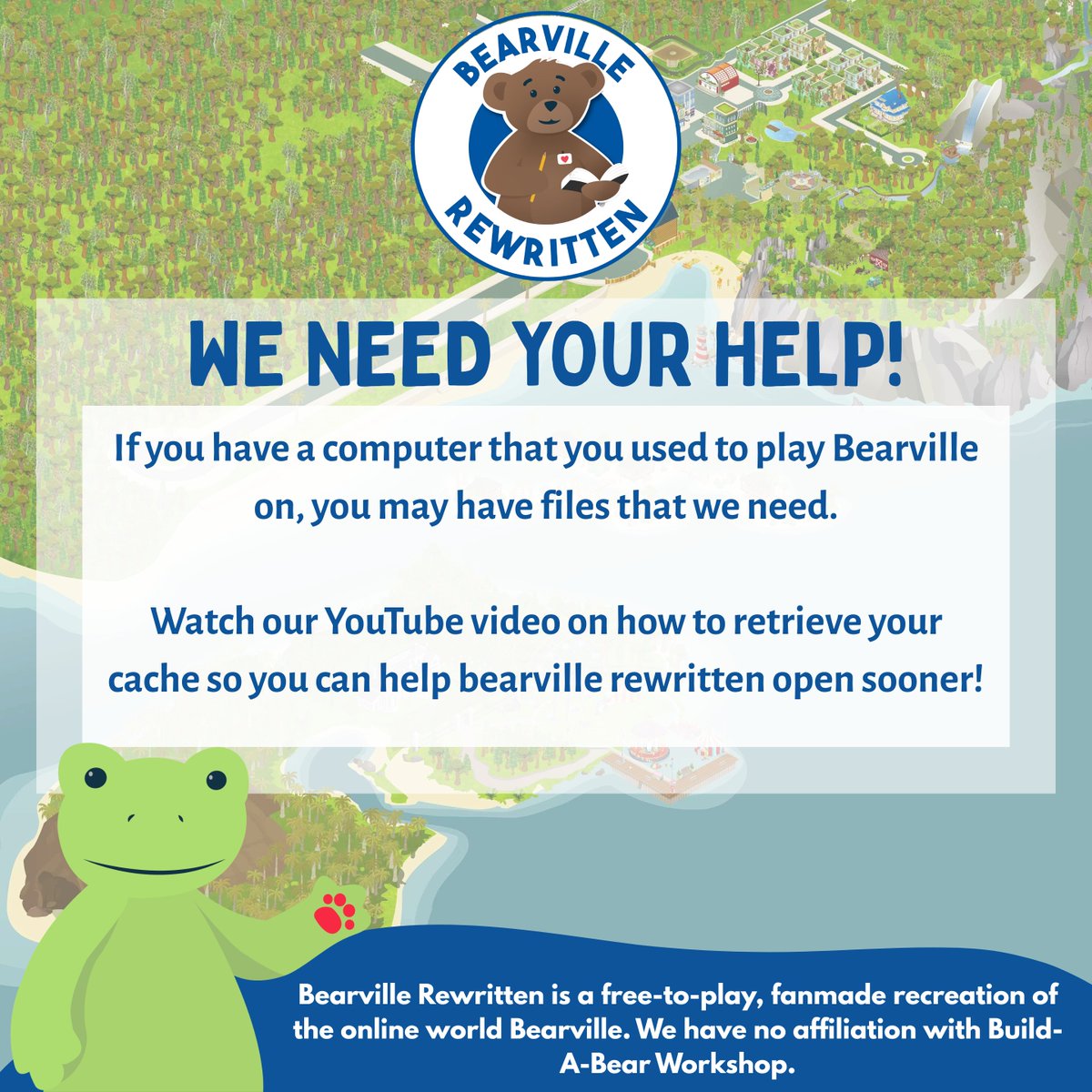 WE NEED YOUR CACHE!
youtube.com/watch?v=QMttxl…