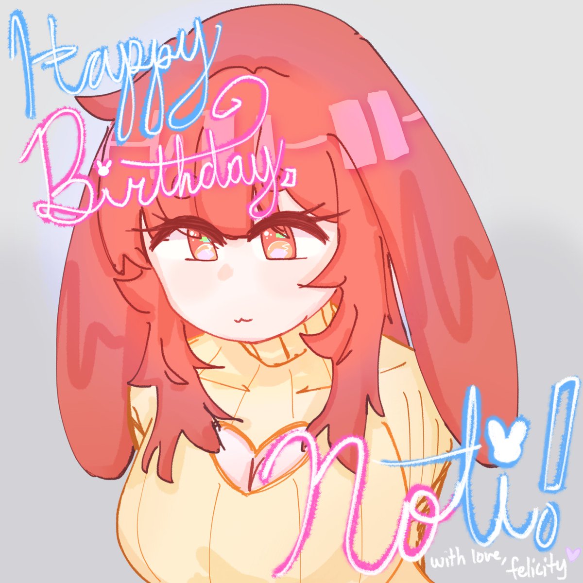 a gift to my beloved bestie, noti. happy birthday <3