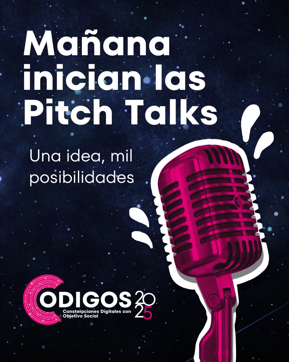 codigosmex's tweet image. Tenemos todo listo. El día de mañana daremos inicio con la primera de varias #PitchTalks con los #Emprendimientos seleccionados en #CODIGOS2025. Pronto conoceremos más sobre estas grandes iniciativas.