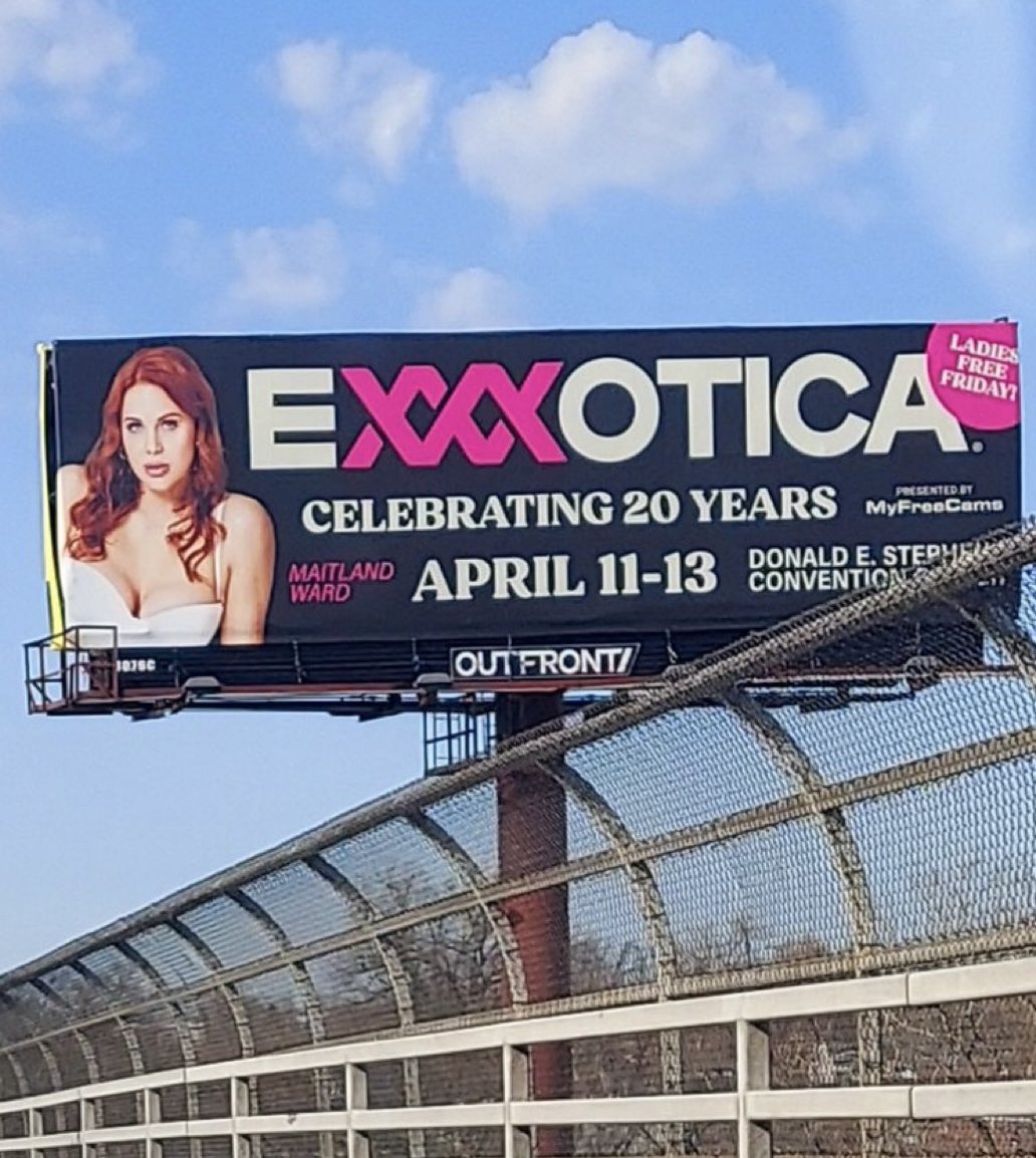 📢 Chicago Exxxotica! Free Giveaway 🎁 There are several Billboards in the City with my name and pic attached! If you are attending the expo and bring a selfie pic of one the billboards in the city on your cell you will get a free selfie with a signed picture when I see in you