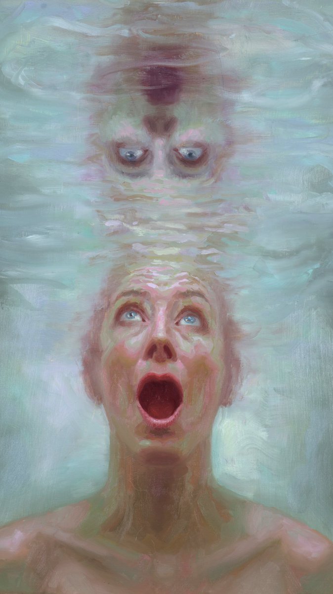 The exhibition has a great mix of AI, 3D, digitally native and traditional mediums of poetry and painting like the below artworks by <a href="/Anibal_Ar13/">Anibal_Ar13</a> &amp; <a href="/francien_krieg/">Francien Krieg</a> 🥀🪳