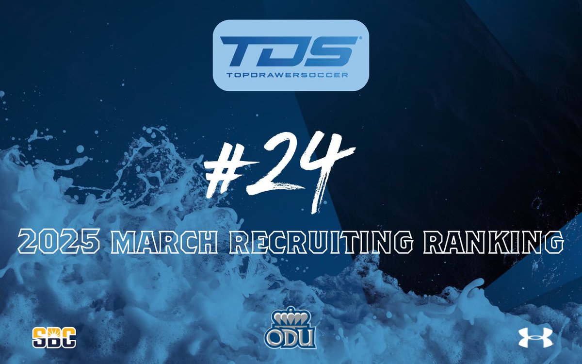 Jumping into the Top 25!

Our 2025 Recruiting Class is now nationally ranked by Top Drawer Soccer!

#ODUSports | #ReignOn