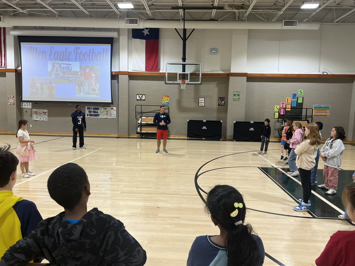 PE_Green_Sanford (@sanford_greenpe) on Twitter photo Thank you <a href="/alleneaglesfb/">Allen Eagles Football ⭐️⭐️⭐️⭐️⭐️</a> for coming to <a href="/greenexplorers/">Green Elementary</a> to speak with our students about staying healthy. Please come back soon. <a href="/CoachLWig/">Lee Wiginton</a> <a href="/ChaseHargis/">Chase Hargis</a> Thank you <a href="/alleneaglesfb/">Allen Eagles Football ⭐️⭐️⭐️⭐️⭐️</a> for coming to <a href="/greenexplorers/">Green Elementary</a> to speak with our students about staying healthy. Please come back soon. <a href="/CoachLWig/">Lee Wiginton</a> <a href="/ChaseHargis/">Chase Hargis</a>