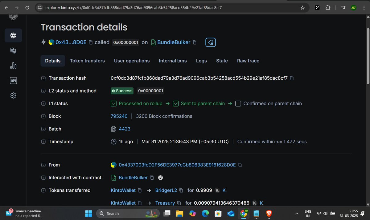 aminexton's tweet image. Hey @KintoXYZ its been 4 hours still not recieved.
Any mods help 

Tx -
0xf0dc3d87fcfb868dad79a3d76ad9096cab3b54258acd554b29e21af85dac8cf7

$k seed #Kinto