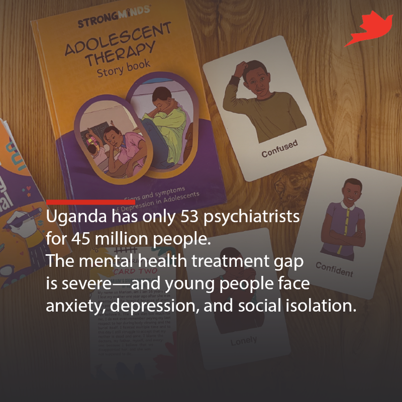gchallenges's tweet photo. With support from Grand Challenges Canada, @MakeStrongMinds is closing the mental health gap by making treatment more accessible and cost-effective.  
Read about our visit to StrongMinds #Uganda @beinginitiative @CanadaDev