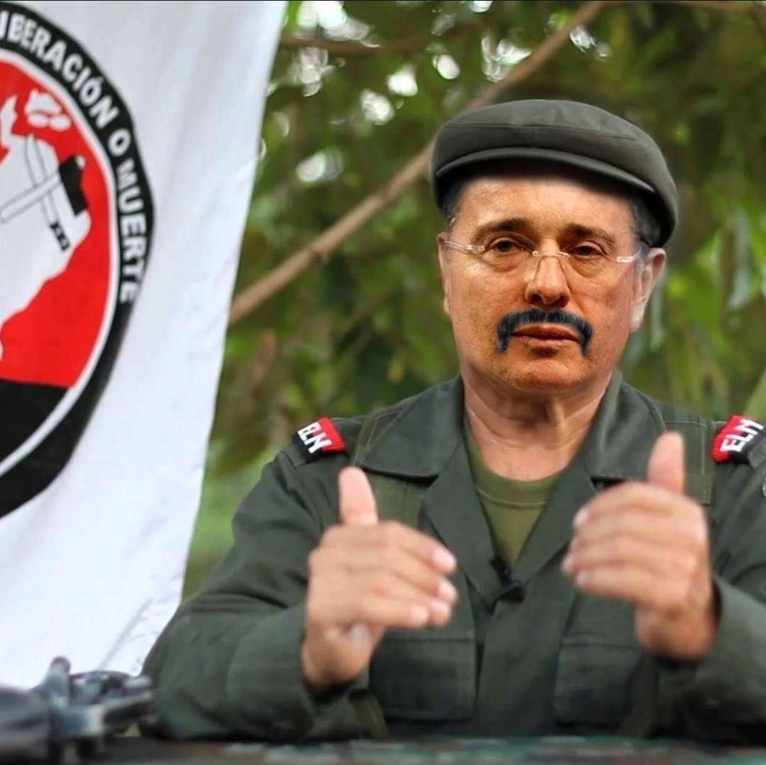 XPost1A's tweet photo. El ELN es el brazo armado del uribismo. Crean en eso. https://t.co/YfDc6iRE8b