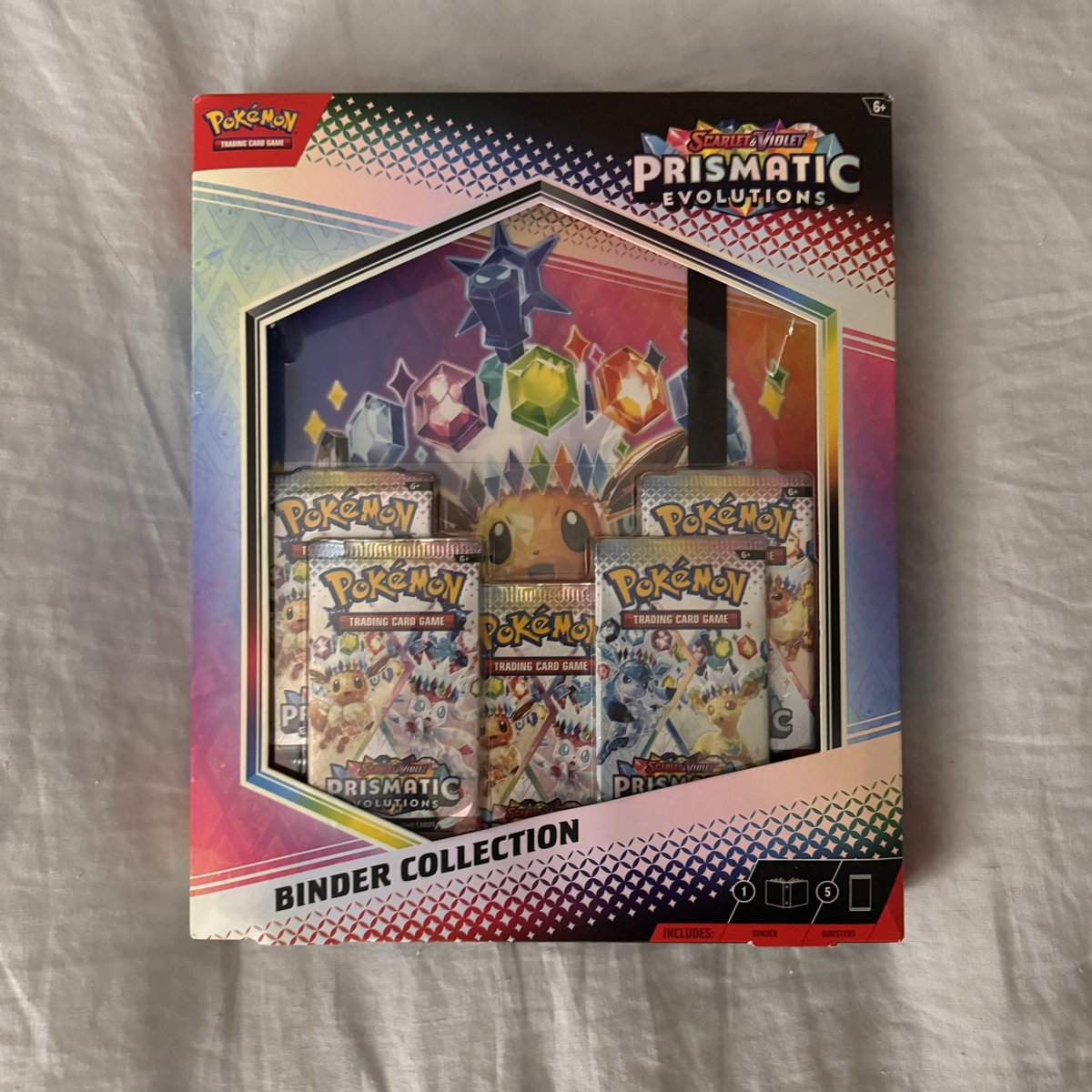breakingcards2's tweet image. Four Prismatic Evolutions Binder Collections available 

$320 shipped for all four