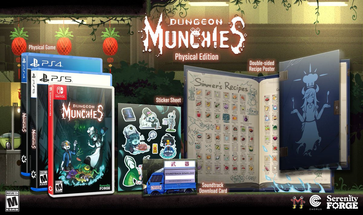 Hop over to the Serenity Forge Store for some special deals on our physical editions for Dungeon Munchies &amp; Genesis Noir! ✨

Pick up any edition of either title and save up to 66% during our Spring Sale 🌷🌞 

store.serenityforge.com/collections/sp…