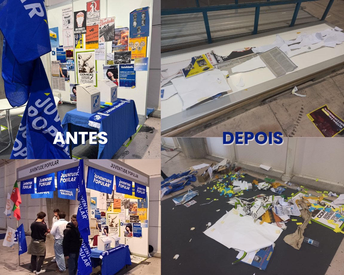 Fazemos mesmo falta, não é?
Fazemos falta para mostrar as políticas de direita;
Fazemos falta para criar soluções eficazes;
Fazemos falta para dar voz à juventude;
Fazemos falta para mostrar que mesmo em democracia, temos de estar atentos.

Alguém não gostou da nossa presença na