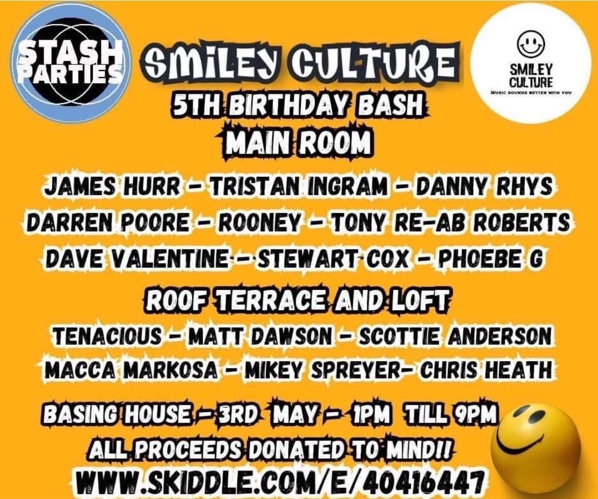 Tristan Ingram (@tristaningram) on Twitter photo LONDON. Smiley Culture 5th Birthday. Basing House, Shoreditch. 🎂 LONDON. Smiley Culture 5th Birthday. Basing House, Shoreditch. 🎂