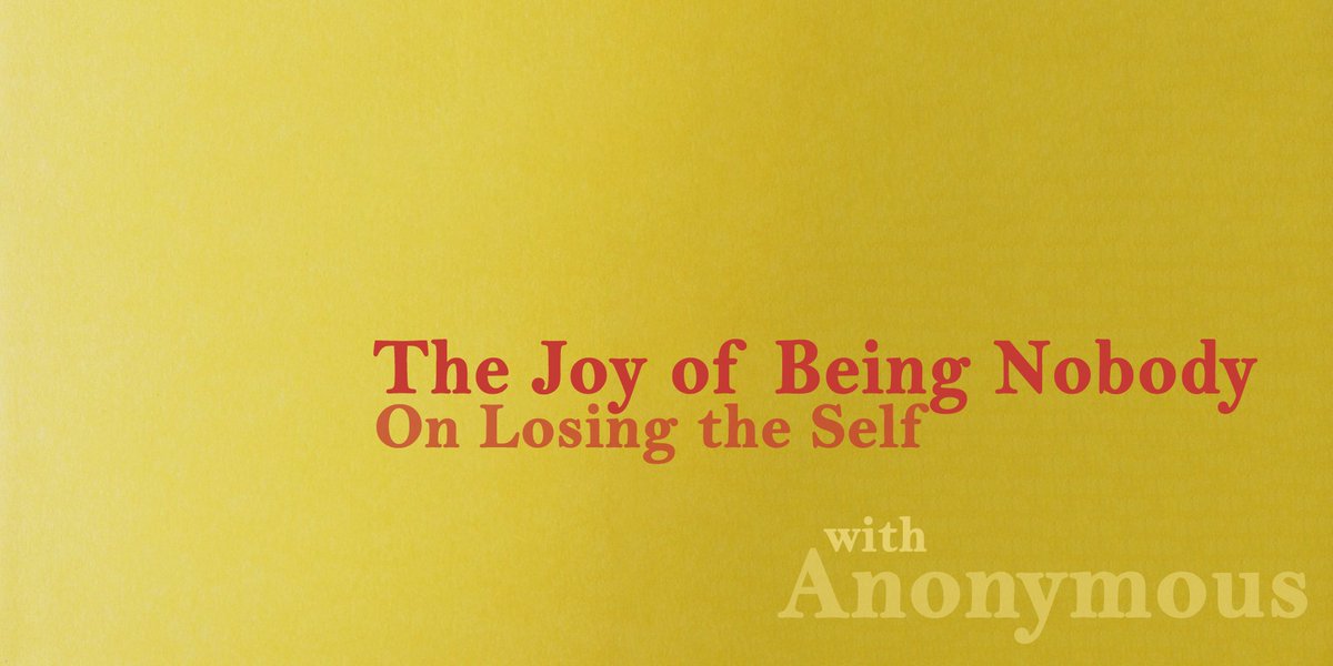 301. The Joy of Being Nobody - On Losing the Self with Anonymous

Listen now: anchor.fm/hermitix

Youtube: youtu.be/cmCfRR4KrX8

---

Patreon: patreon.com/hermitix