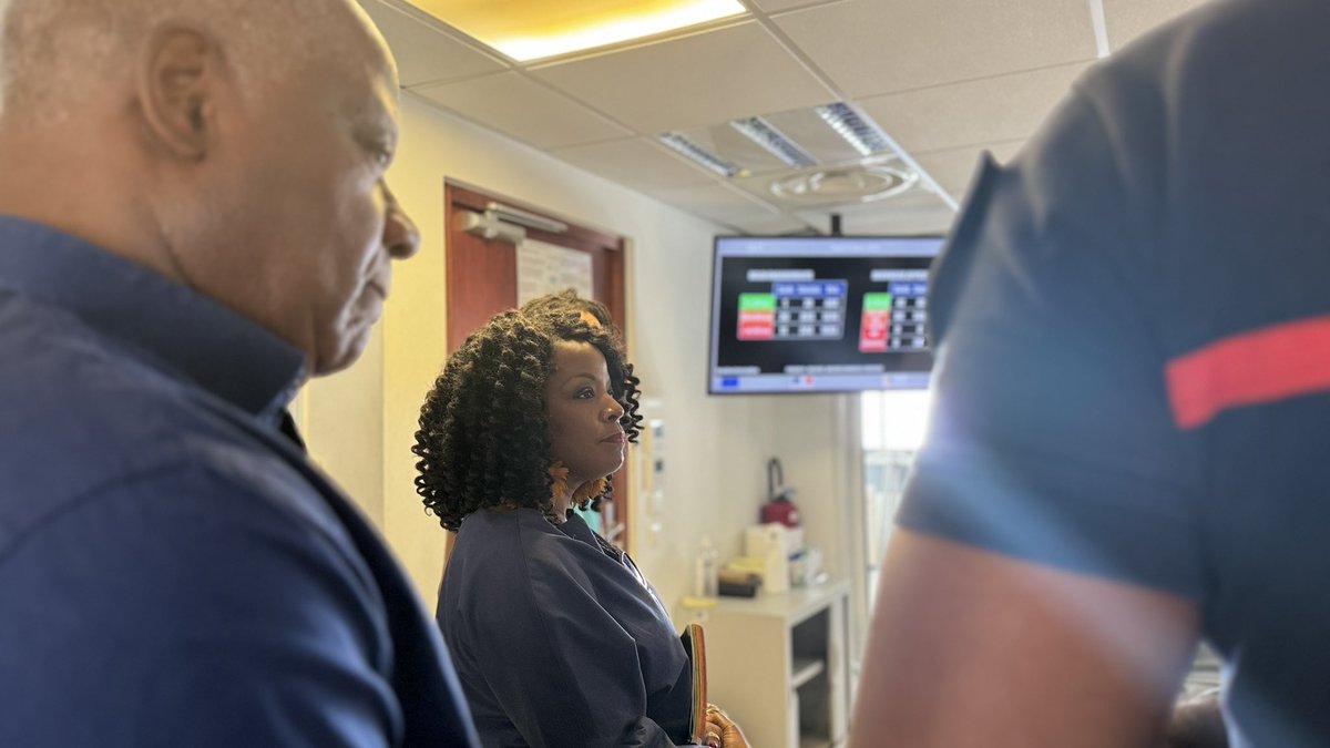 Rencontre entre la Députée, Béatrice Bellay et le Président du CA du Service d’Incendie et de Secours de Martinique, Jean-Claude Ecanvil.