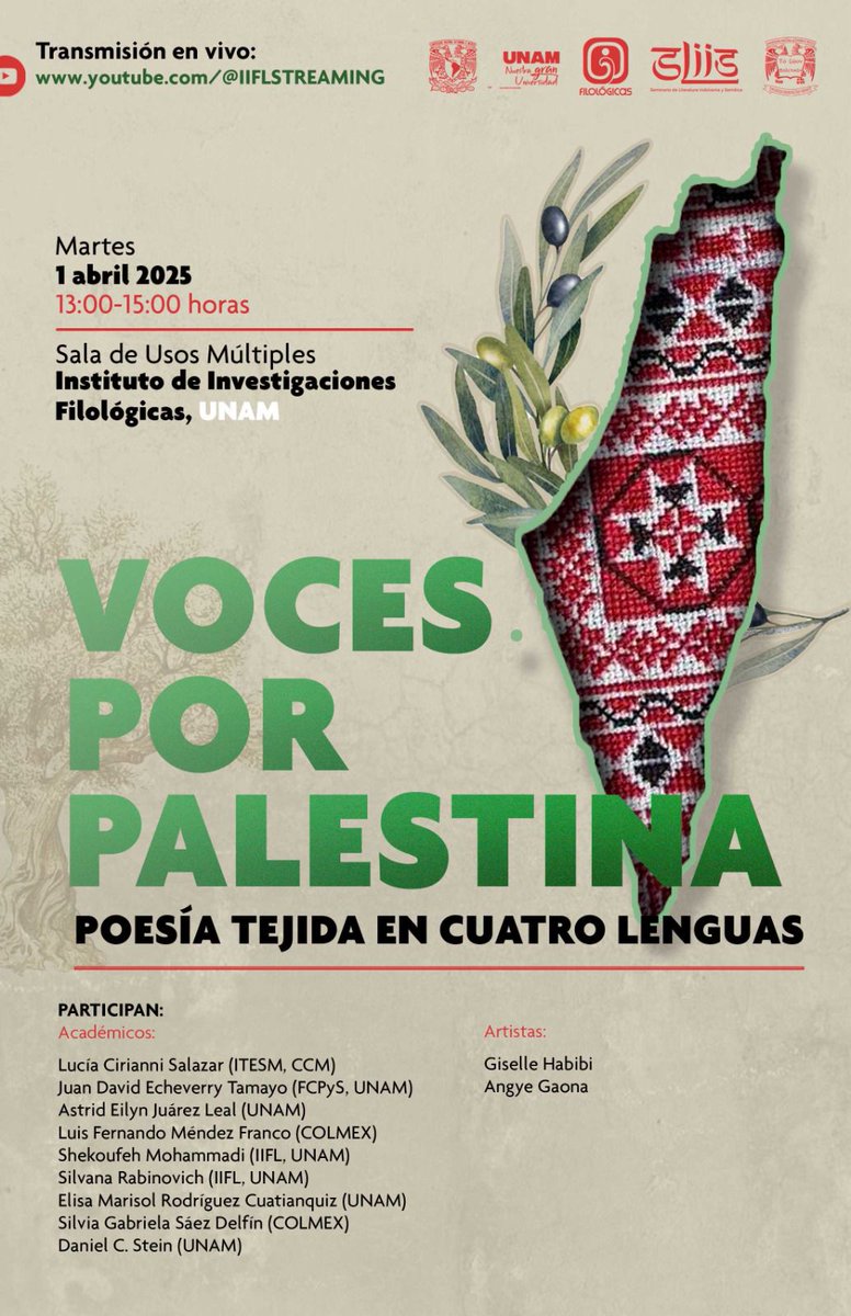 Mañana, martes 1º de abril a la 1 pm en Filológicas leeremos poesía en cuatro lenguas. ¿Nos ayudan a difundir?