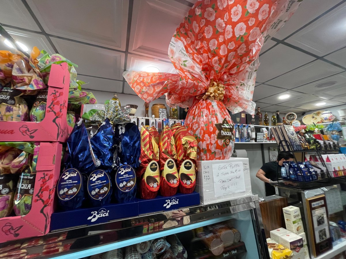 Hop on over to Andrea Salumeria at 247 Central Avenue and check out their giant Easter egg! Stop by and sign up for a chance to win this delicious chocolate giveaway. Don’t miss out!